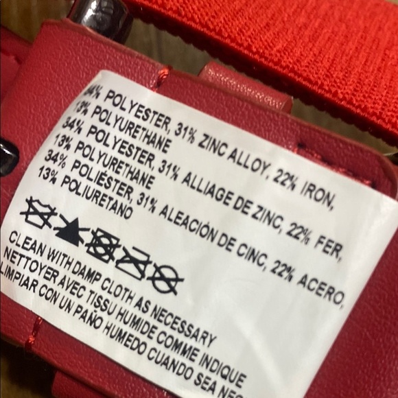 Nike kids Red Athletic baseball Belt with Adjustable Fit - Picture 6 of 7